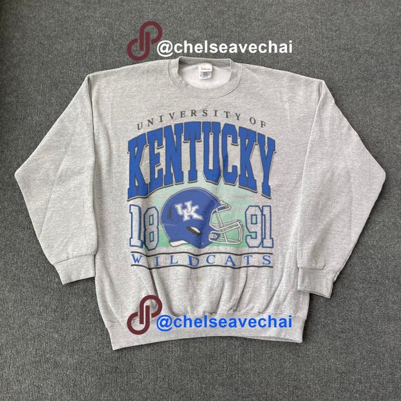 Kentucky Wildcats Football Sweatshirt University of Kentucky Mens Women Shirt - Picture 1 of 2